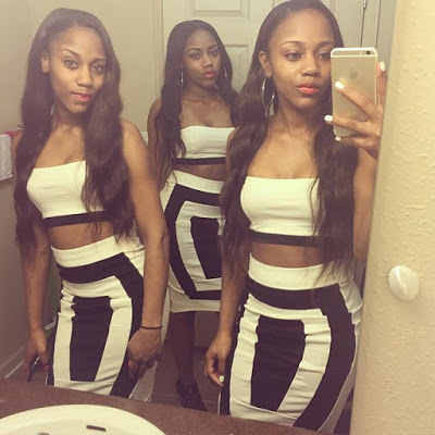 Photos of beautiful triplets causing a stir on the Internet 5