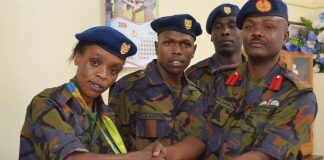 Kenya Defence Forces for promoting Jemima Sumgong from Senior Private to Corporal