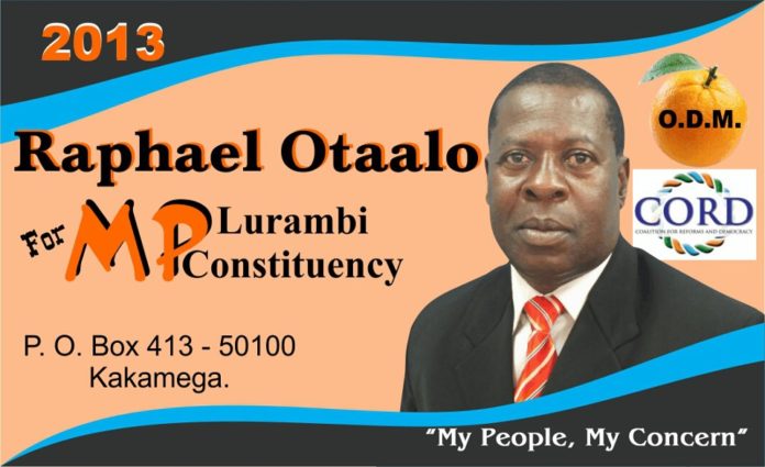 Raphael Otaalo MP Lurambi Constituency