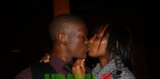 Sinqobile Ngwenya kissing Achola Fiona Ngobi