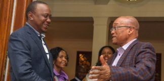Uhuru Kenyatta and Jacob Zuma 3 three day state visit in Nairobi October 2016