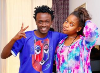 Bahati and Jokate Mwagelo