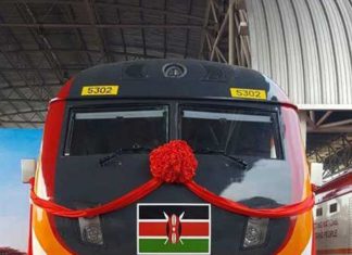 Excusive photos of Locomotives Delivery Ceremony of the Standard Gauge Railway Project SGR Kenya 2
