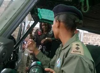 Hot Kenya Air force Pilot Lady