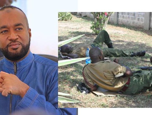 Governor Joho kicks out security officers Pic