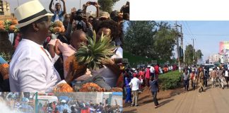 Hon Raila Odinga Stoned in Thika