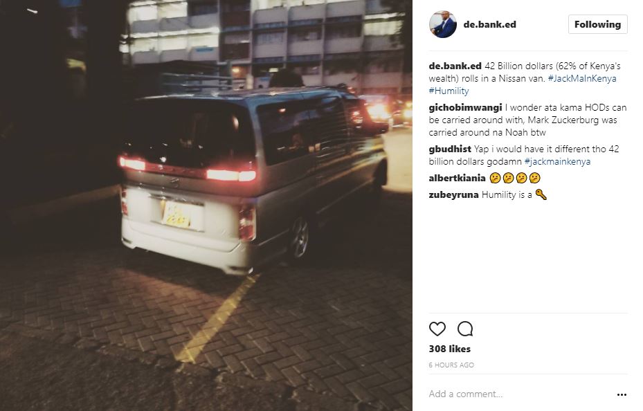 Simple Car That’s Chauffeuring Billionaire Jack Ma Around Kenya
