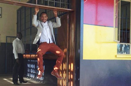 BABU OWINO IN POLICE Station