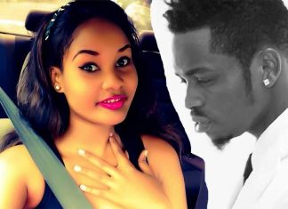 Diamond Platinumz In Bed With Hamisa Mobetto photos