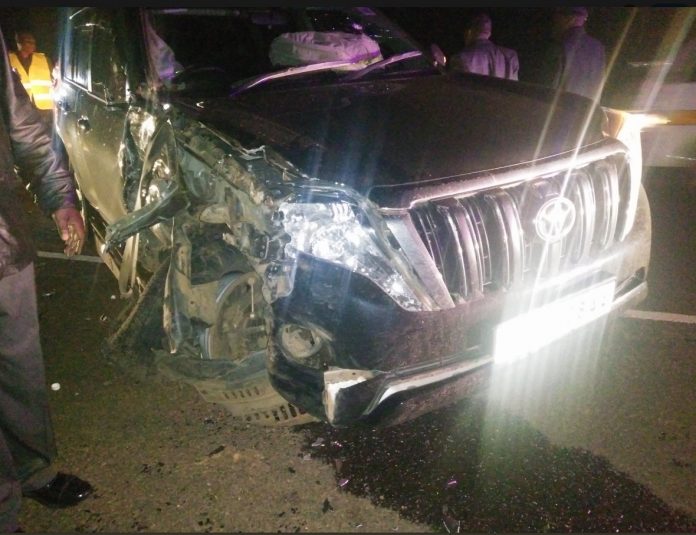 Education CS Amina Mohamed and Governor Oparanya’s vehicles involved in accident