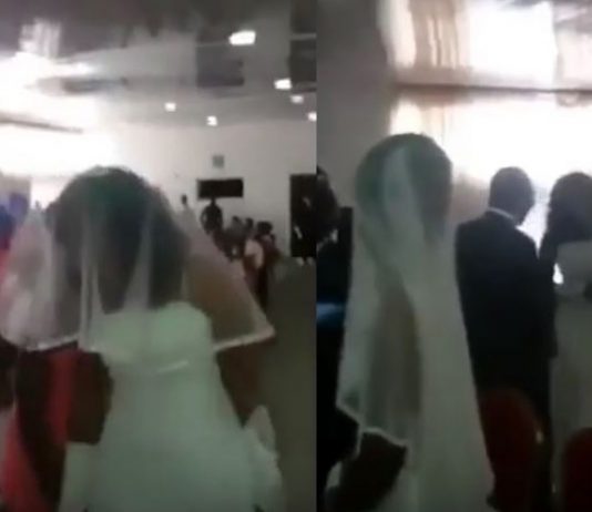 Side chick shows up at lover’s wedding dressed in a gown