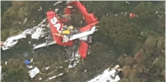 Wreckage of the Fly SAX plane that crashed at the Aberdares on Tuesday has been found - PHOTOs