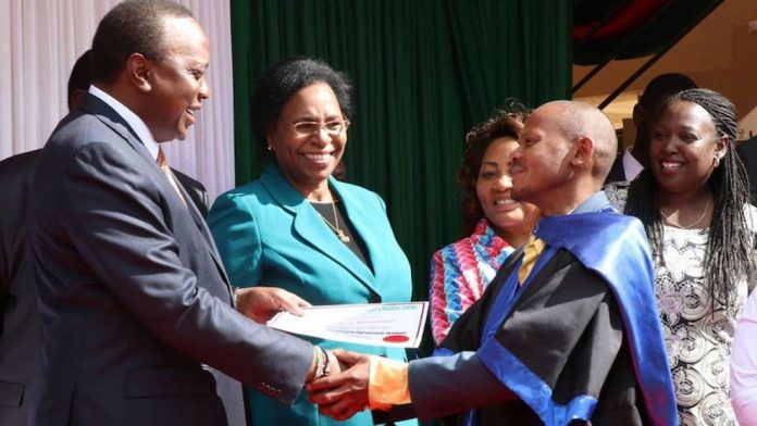Githeri Man Awarded For The Second Time By President Uhuru Kenyatta