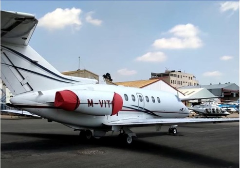 mysterious mercenaries land in a private jet at Wilson, Nairobi, Kenya