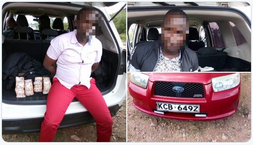 DCI Kenya Detectives from SCPU have arrested 2 Administration Police Officers and Recovered 4