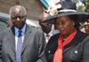 Former Othaya MP, Mary Wambui and President Kibaki